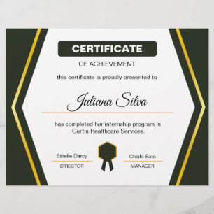 Certificate of Acheivement Template Flyer