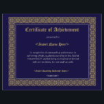 Certificate of Achevement<br><div class="desc">Certificate of Achevement</div>