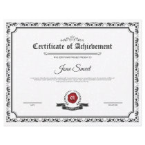 Certificate of Achievement Certificate of Achievement