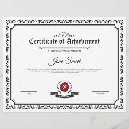 Certificate of Achievement | Zazzle.com