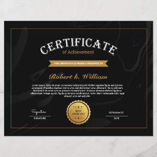 Certificate Of Achievement