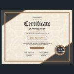 Certificate Of Appreciation<br><div class="desc">Printable Certificate of Appreciation</div>