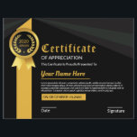 Certificate Of Appreciation<br><div class="desc">Certificate Template. Printable Certificate of Appreciation. Multipurpose Certificate</div>