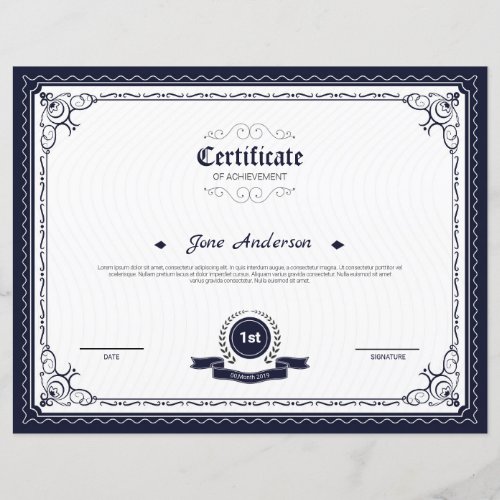 Certificate Of Appreciation