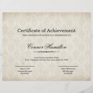 Certificate of Appreciation Template