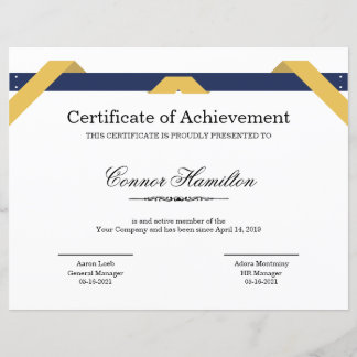 Certificate of Appreciation Template