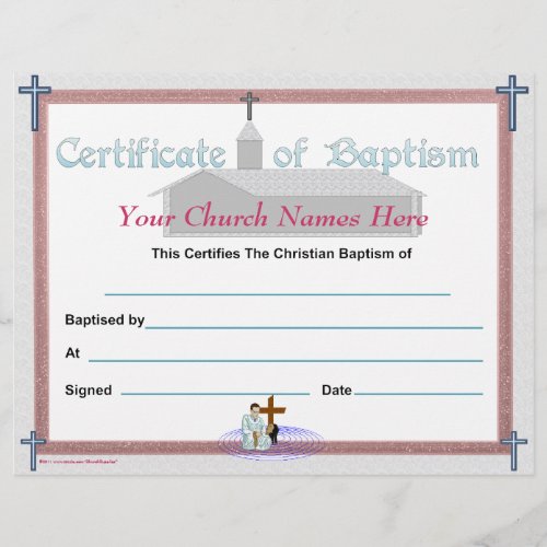 Certificate of Baptism