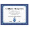 CERTIFICATE OF COMPLETION