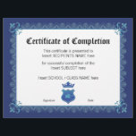 CERTIFICATE OF COMPLETION<br><div class="desc">Easy-to-customize Certificate Layout for any occassion</div>