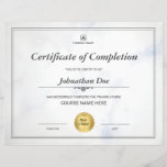 Certificate Of Completion<br><div class="desc">Certificate Of Completion
Certificate Of Completion Printable Certificate Template. Multipurpose Academic Certificate Template</div>