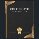 Certificate of Completion<br><div class="desc">Certificate of Completion</div>