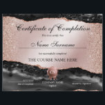 Certificate of Completion Award Course Completion<br><div class="desc">Makeup artist Wink Eye Beauty Salon Lash Extension Course Completion</div>