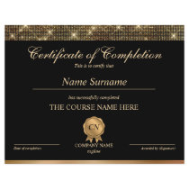 Certificate of Completion Award Course Completion Certificate of Completion Award Course Completion