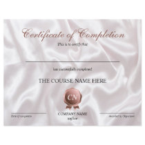 Certificate of Completion Award Course Completion Certificate of Completion Award Course Completion