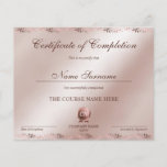 Certificate of Completion Award Course Completion<br><div class="desc">Makeup artist Cosmetics Beauty Salon Lash Extension Course Completion</div>