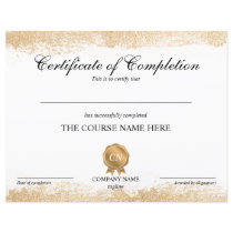 Certificate of Completion Award Course Completion Certificate of Completion Award Course Completion