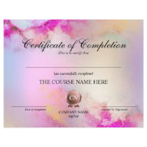 Certificate of Completion Award Course Completion Certificate of Completion Award Course Completion