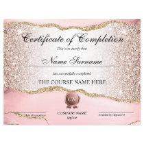Certificate of Completion Award Course Completion Certificate of Completion Award Course Completion