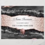 Certificate of Completion Award Course Completion<br><div class="desc">Makeup artist Wink Eye Beauty Salon Lash Extension Course Completion</div>