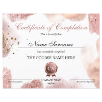 Certificate of Completion Award Course Completion Certificate of Completion Award Course Completion