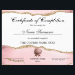 Certificate of Completion Award Course Completion<br><div class="desc">Makeup artist Wink Eye Beauty Salon Lash Extension Course Completion</div>