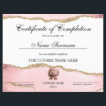 Certificate of Completion Award Course Completion<br><div class="desc">Makeup artist Wink Eye Beauty Salon Lash Extension Course Completion</div>