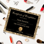 Certificate of Completion Award Course Completion<br><div class="desc">Makeup artist Wink Eye Beauty Salon Lash Extension Course Completion</div>