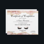 Certificate of Completion Award Course Completion<br><div class="desc">Makeup artist Wink Eye Beauty Salon Lash Extension Course Completion</div>