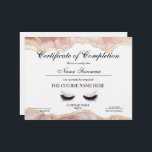 Certificate of Completion Award Course Completion<br><div class="desc">Makeup artist Wink Eye Beauty Salon Lash Extension Course Completion</div>