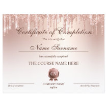 Certificate of Completion Award Course Completion Certificate of Completion Award Course Completion