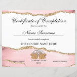 Certificate of Completion Award Course Nail Artist<br><div class="desc">Certificate for Nail Artists,  Manicure,  Nails salon,  Beauty Salon  Lash Extension Course Completion</div>