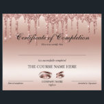 Certificate of Completion Award lashes Course<br><div class="desc">Certificate of Completion Makeup artist Wink Eye Beauty Salon Lash Extension Course Completion</div>