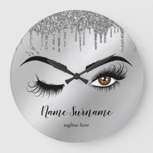 Certificate of Completion Award lashes Course Large Clock