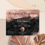 Certificate of Completion Award Makeup lash Course<br><div class="desc">Certificate of Completion Makeup artist Wink Eye Beauty Salon Lash Extension Course Completion</div>