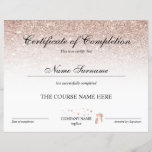 Certificate of Completion Award Spray Tans Course<br><div class="desc">Certificate of Completion Award Spray Tans Course</div>