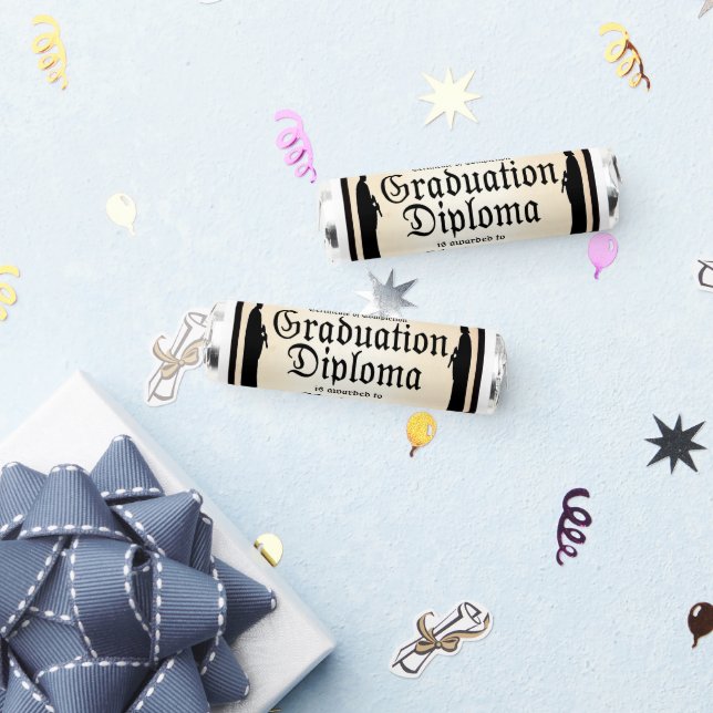 Certificate of Completion Diploma Graduation Breath Savers® Mints (Party)