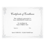 Certificate Of Excellence Flyer at Zazzle