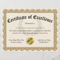 Certificate of Excellence [ 101 ] – JPonte Printing