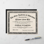 Certificate of Graduation Completion Diploma Award