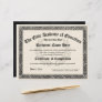 Certificate of Graduation Completion Diploma Award
