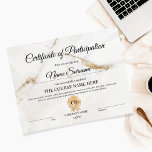 Certificate of Participation Award Course<br><div class="desc">Makeup artist Wink Eye Beauty Salon Lash Extension Course Participation Certificate</div>