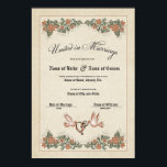 Certificate Wedding-Marriage-(Ornamental Keepsake) Poster<br><div class="desc">Certificate Wedding-Marriage: (Ornamental document Keepsake) Create a keepsake you will treasure forever. Commemorate your marriage with a personalized decorative certificate that contains expressions of love as well as the important information about your wedding ceremony. Document your special day with a memory that can be framed and displayed in your home...</div>