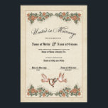 Certificate Wedding-Marriage-(Ornamental Keepsake) Poster<br><div class="desc">Certificate Wedding-Marriage: (Ornamental document Keepsake) Create a keepsake you will treasure forever. Commemorate your marriage with a personalized decorative certificate that contains expressions of love as well as the important information about your wedding ceremony. Document your special day with a memory that can be framed and displayed in your home...</div>