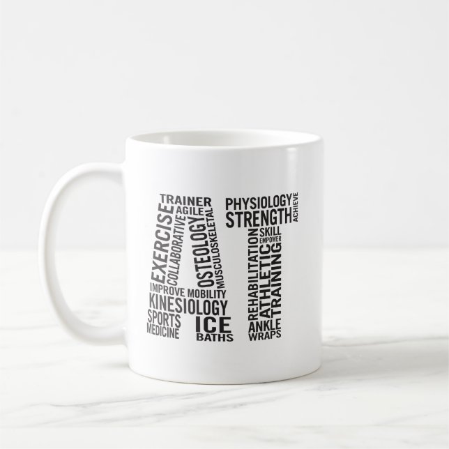 Certified Athletic Trainer AT Coffee Mug (Left)