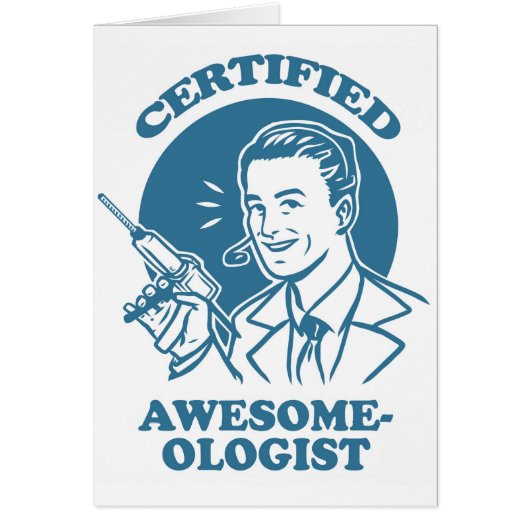 Certified Awesome-ologist Cards (Front)