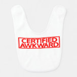 Certified Awkward Stamp Baby Bib