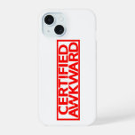 Certified Awkward Stamp iPhone 15 Case