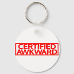 Certified Awkward Stamp Keychain