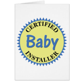Certified Baby Installer Cards
