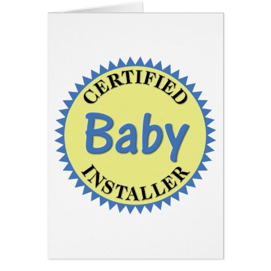 Certified Baby Installer Cards (Front)